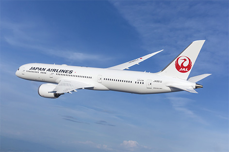 JAL 機体 ボーイング787-9（789）（イメージ）