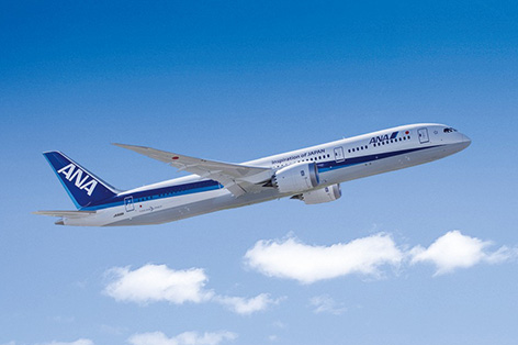 ANA 機体 ボーイング787-9（789）（イメージ）
