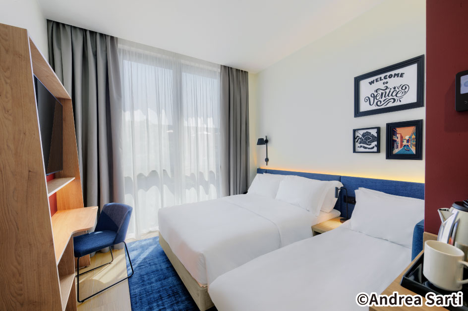 ハンプトン バイ ヒルトン ヴェニス イソラ ヌオヴァ客室