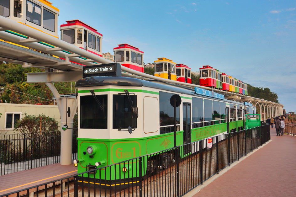 海雲台ブルーラインパーク海辺列車（イメージ）