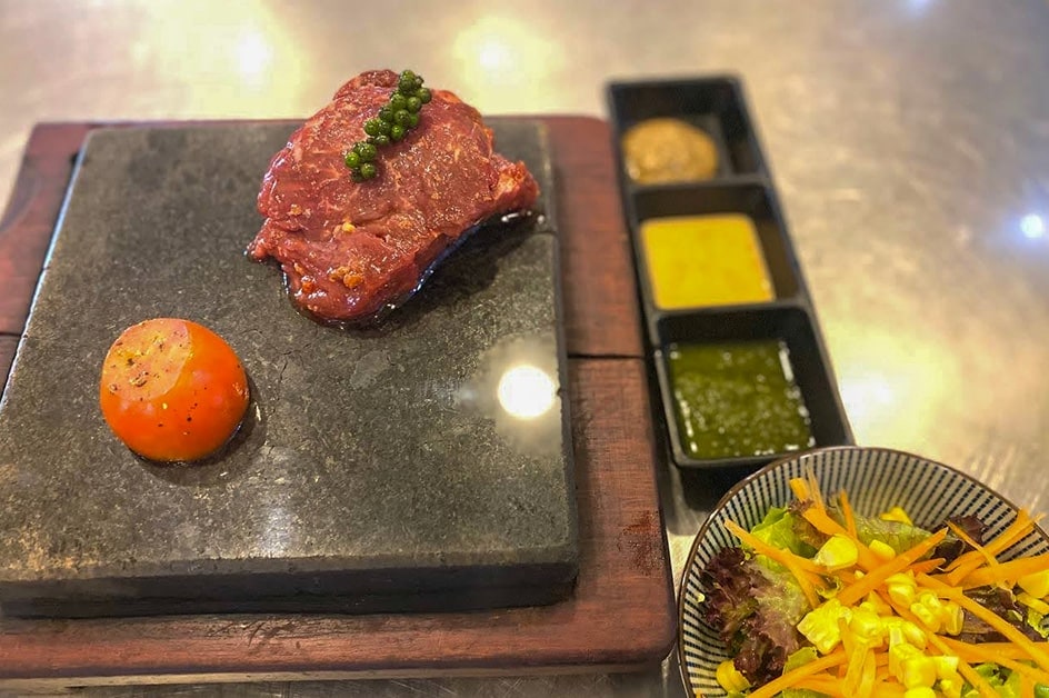ホットストーンステーキ（イメージ）