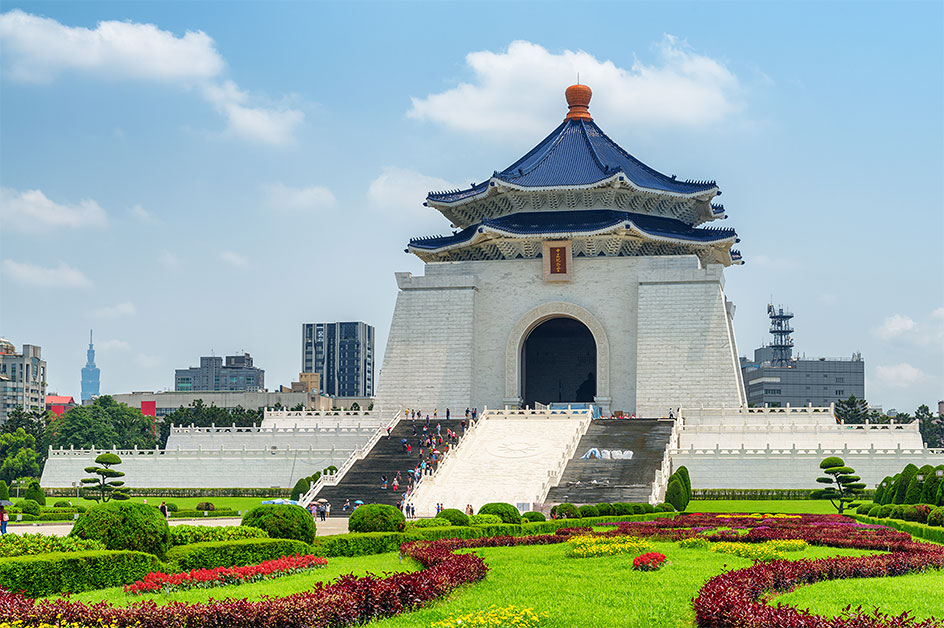 台北観光の代表的なスポット「中正紀念堂」