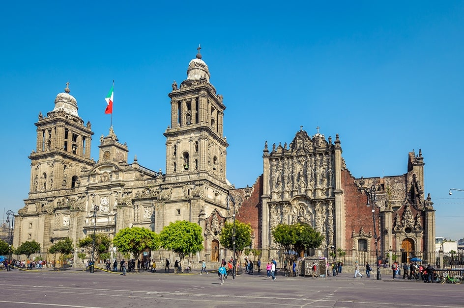 メキシコシティ歴史地区 メトロポリタン大聖堂