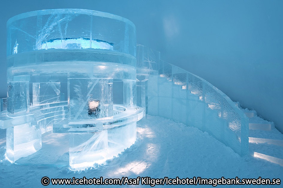 世界最大の氷のホテル「アイスホテル」（イメージ）
