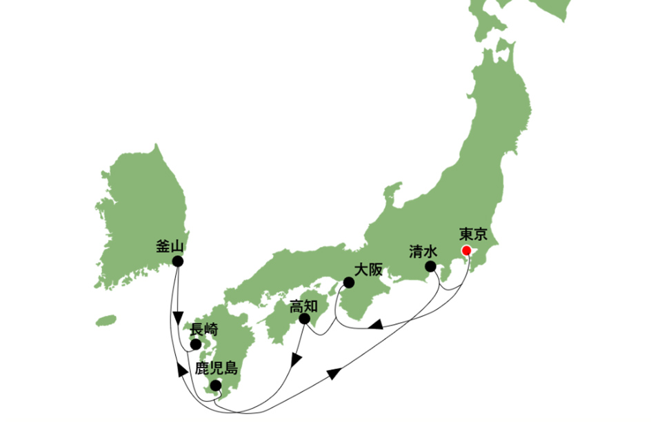 「セレブリティ・ミレニアムで航く 西日本周遊・四国と釜山クルーズ13日間」のイメージ写真